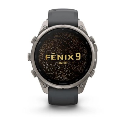 Pametni sat GARMIN Fenix 9 Pro inReach, 47mm, AMOLED, multisport, crni remen