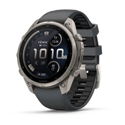 Pametni sat GARMIN Fenix 9 Pro inReach, 47mm, AMOLED, multisport, crni remen