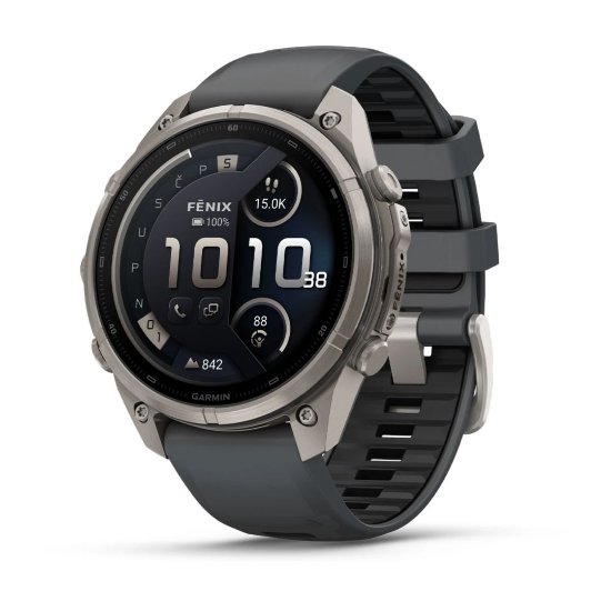 Pametni sat GARMIN Fenix 9 Pro inReach, 47mm, AMOLED, multisport, crni remen