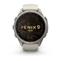 Pametni sat GARMIN Fenix 9 Pro, 43mm, AMOLED, multisport, bijeli remen