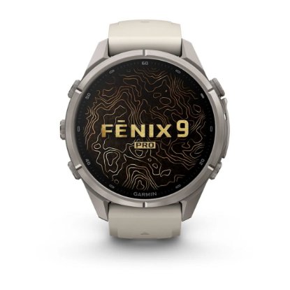 Pametni sat GARMIN Fenix 9 Pro, 43mm, AMOLED, multisport, bijeli remen
