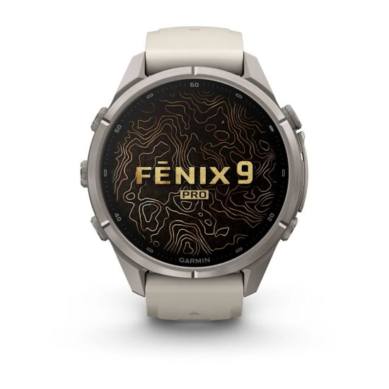 Pametni sat GARMIN Fenix 9 Pro, 43mm, AMOLED, multisport, bijeli remen