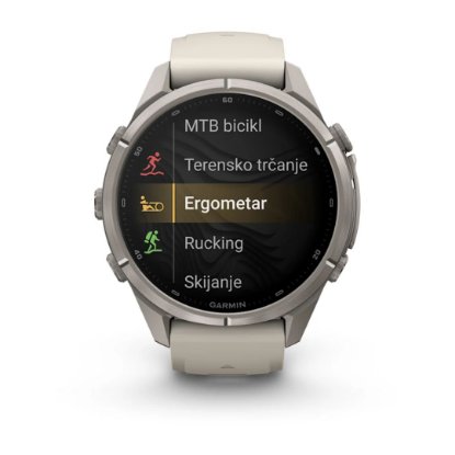 Pametni sat GARMIN Fenix 9 Pro inReach, 43mm, AMOLED, multisport, sivi remen