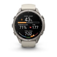 Pametni sat GARMIN Fenix 9 Pro, 43mm, AMOLED, multisport, bijeli remen
