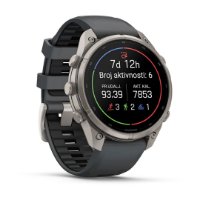 Pametni sat GARMIN Fenix 9 Pro inReach, 47mm, AMOLED, multisport, crni remen