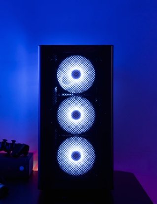 Računalo EPOCH Galaxia V2 / Ryzen 5 8400F, 16GB DDR5, 1TB SSD NVMe, nVidia GeForce RTX 5060 8GB, WiFi, Windows 11, crno
