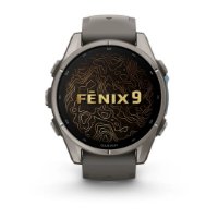 Pametni sat GARMIN Fenix 9, 43mm, AMOLED, multisport, sivi remen