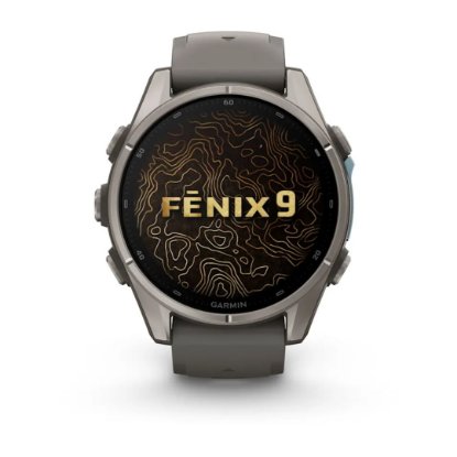 Pametni sat GARMIN Fenix 9, 43mm, AMOLED, multisport, sivi remen