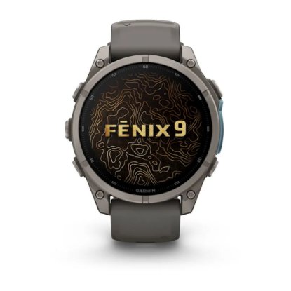 Pametni sat GARMIN Fenix 9, 47mm, AMOLED, multisport, sivi remen