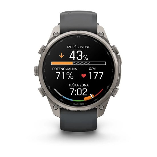Pametni sat GARMIN Fenix 9 Pro inReach, 47mm, AMOLED, multisport, crni remen