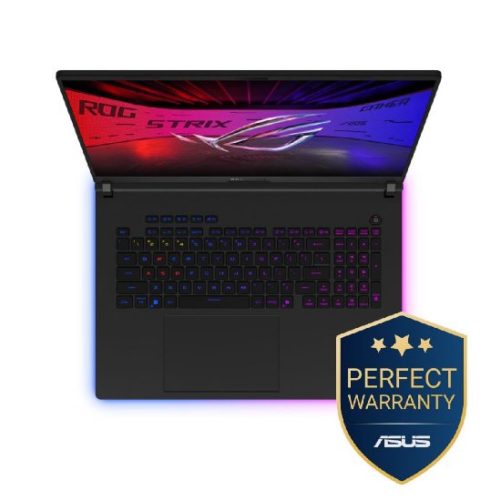 Laptop ASUS ROG Strix G835LX-SA123X / Core Ultra 9 285HX, 64GB, 2TB SSD, nVidia GeForce RTX 5090, 18" WQXGA 240Hz IPS, Windows 11 Pro, crni