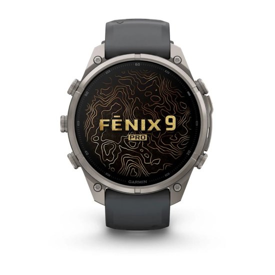 Pametni sat GARMIN Fenix 9 Pro, 47mm, AMOLED, multisport, crni remen