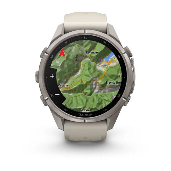 Pametni sat GARMIN Fenix 9 Pro inReach, 43mm, AMOLED, multisport, sivi remen
