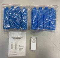 RABLJENI - Ventilator HANQUE, samostojeći, 55 W, 4 l, daljinski upravljač, bijeli