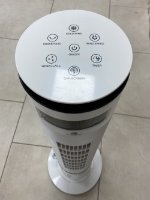 RABLJENI - Ventilator HANQUE, samostojeći, 55 W, 4 l, daljinski upravljač, bijeli