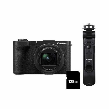 Digitalni fotoaparat CANON Powershot V1 Vlogger Kit, SD Kartica, Tripod Grip, 24 MP, 4K, crni