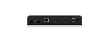 Docking station ICY BOX IB-DK2251AC, USB-C/B na 2x HDMI, USB-C, 3x USB 3.0 Type-A, 4x USB 2.0 Type-A, G-LAN RJ45, za laptop