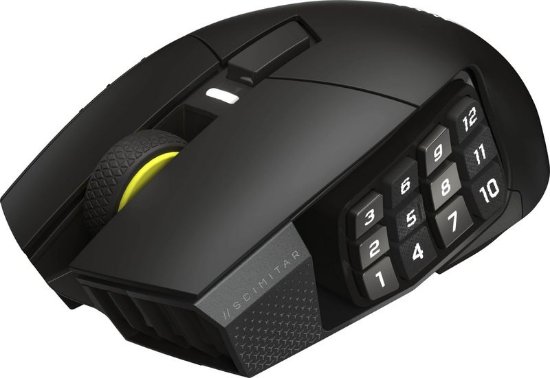 Miš CORSAIR Scimitar Elite Wireless, optički, bežični, 33000dpi, crni