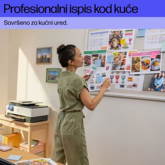 Multifunkcijski printer HP OfficeJet Pro 8122e , 405U3B, printer/scanner/copy, 4800dpi, WiFi, LAN, USB, bijeli, Instant Ink