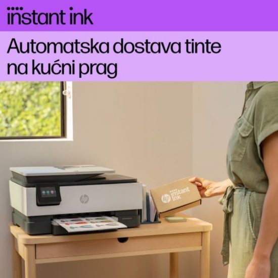 Multifunkcijski printer HP OfficeJet Pro 8122e , 405U3B, printer/scanner/copy, 4800dpi, WiFi, LAN, USB, bijeli, Instant Ink