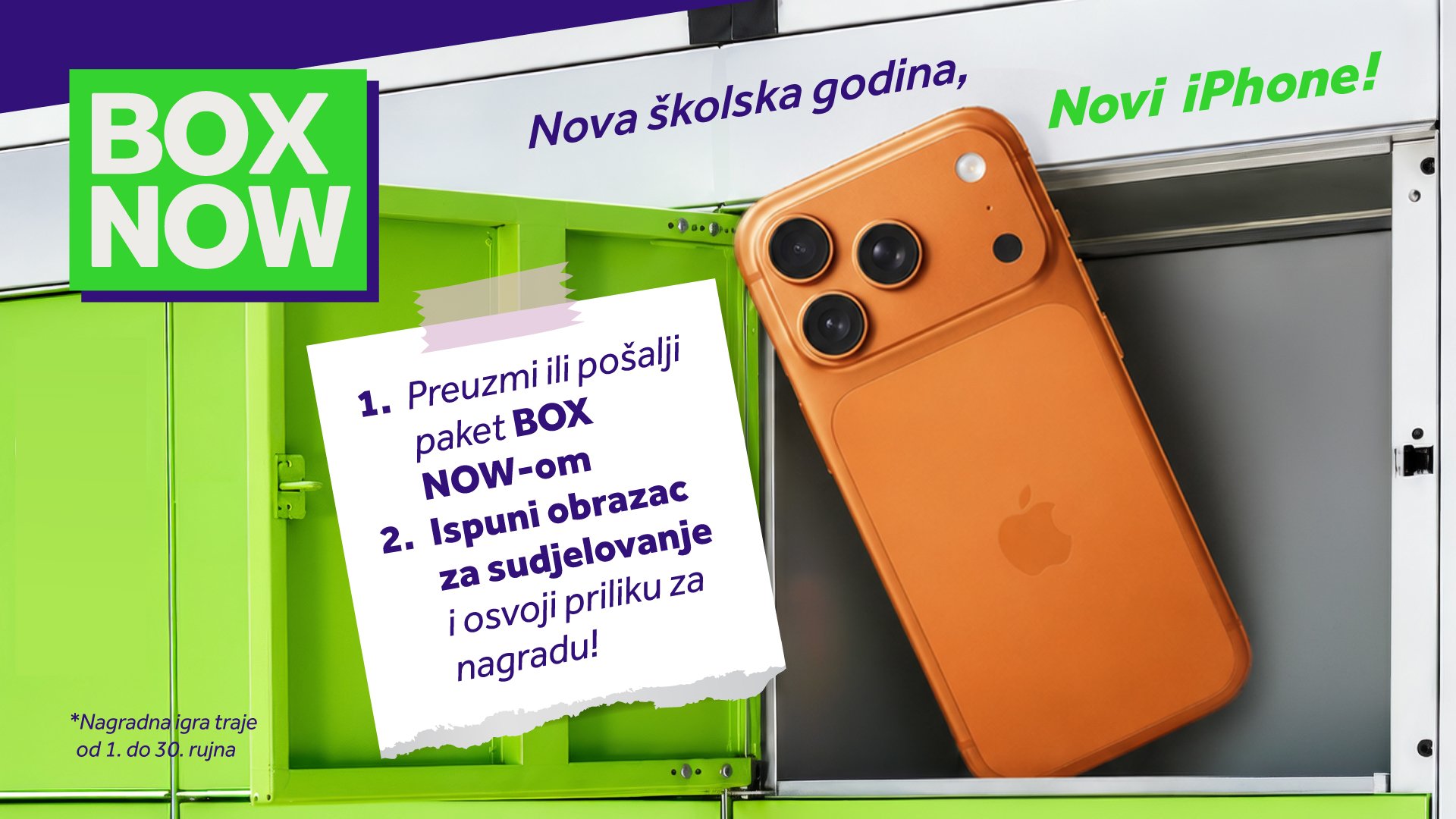 BOX NOW rujan - back to school