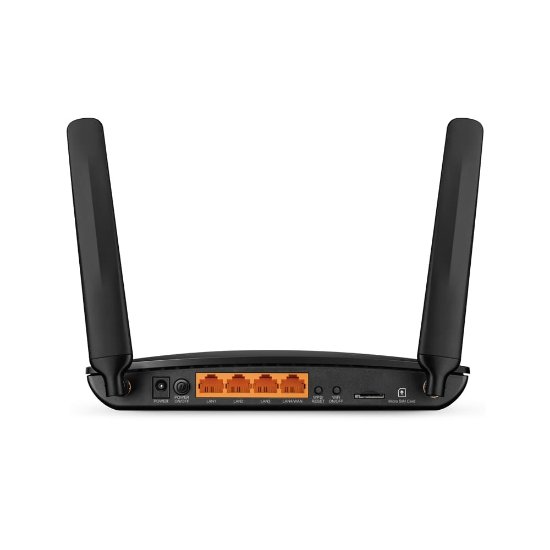 Router TP-LINK TL-MR6400, 802.11a/b/g/n, 3x LAN, WAN, 2x interna antena, 4G LTE modem
