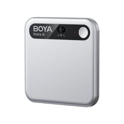 Mikrofon BOYA Notra Bluetooth, USB-C, sreberna