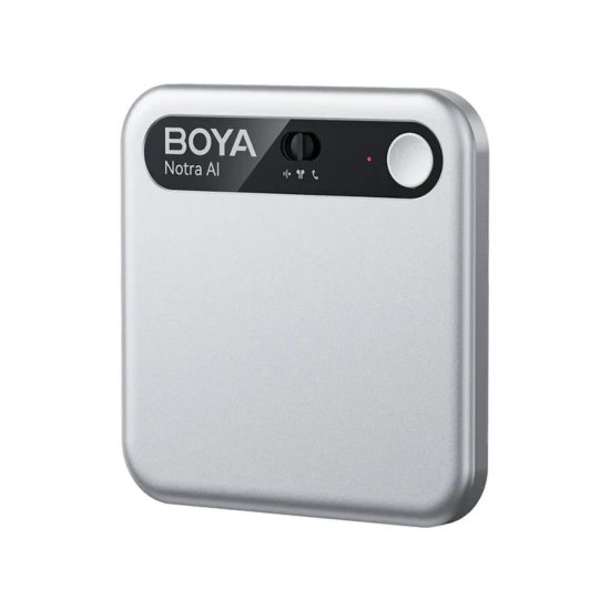 Mikrofon BOYA Notra Bluetooth, USB-C, sreberna