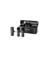Mikrofon BOYA BY-V4, 4 TX i 1 RX + Charging Case, crni