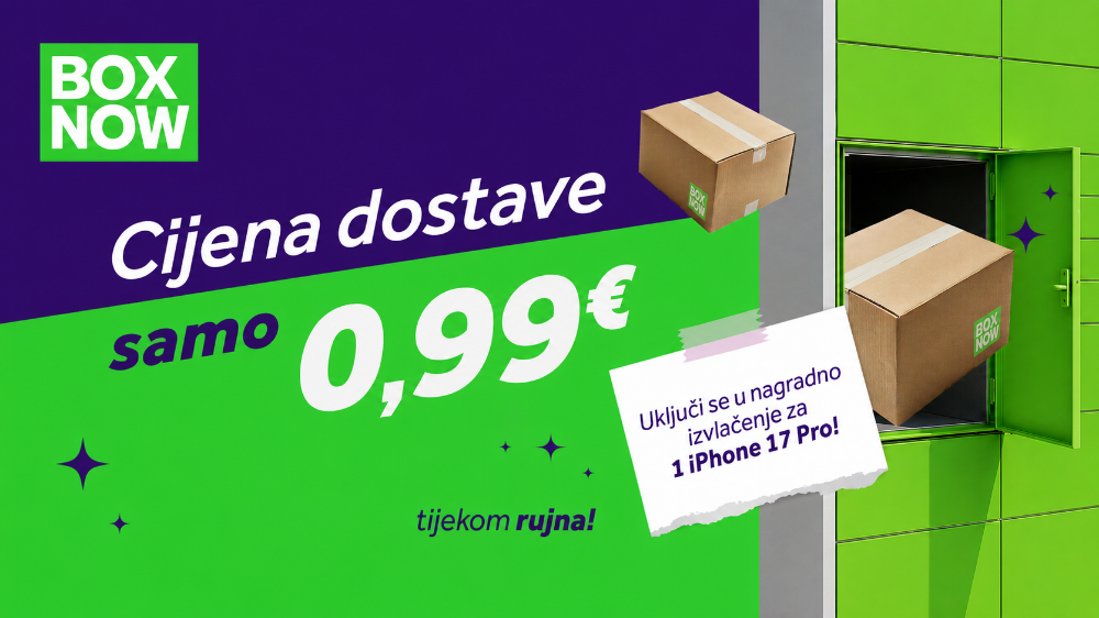 Prikažite detalje za Box Now dostava samo 0,99 € tijekom rujna + osvoji iPhone 17 Pro!