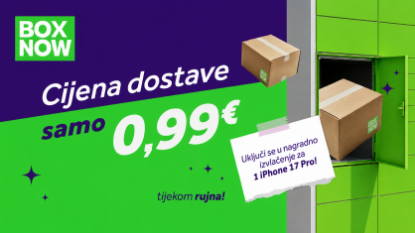 Prikažite detalje za Box Now dostava samo 0,99 € tijekom rujna + osvoji iPhone 17 Pro!