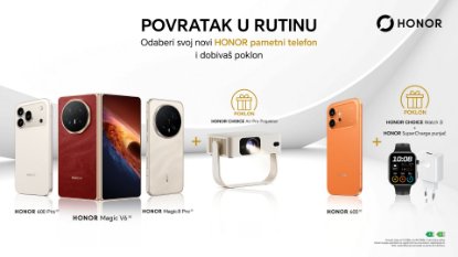Prikažite detalje za HONOR - uz kupnju novih mobitela preuzmi vrhunske poklone!