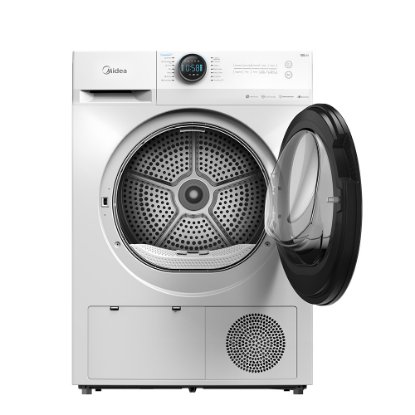Sušilica rublja MIDEA MD200H90W/W-HR Lunar, s toplinskom pumpom, 9 kg, 14 programa, energetski razred E, bijela