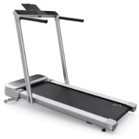 Traka za traka za hodanje i trčanje UREVO, FoldiMix 5L Pro Smart 2-u-1, max brzina 13.4 km/h, duljina trake 120 cm, 120 kg, srebrna