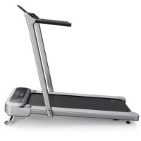 Traka za traka za hodanje i trčanje UREVO, FoldiMix 5L Pro Smart 2-u-1, max brzina 13.4 km/h, duljina trake 120 cm, 120 kg, srebrna