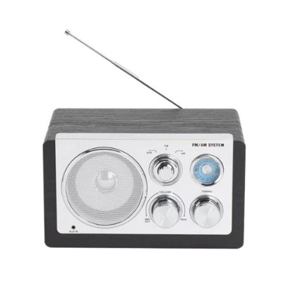 Radio prijemnik DENVER TR-63, retro, crni