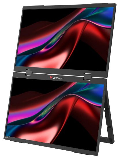 Prijenosni monitor VERBATIM 15.6" 32403, FHD, IPS, 60Hz, 2x ugrađena zvučnika, crni