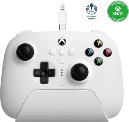 Gamepad 8BITDO Ultimate 3-mode, Gaming, USB, žičani, bijeli