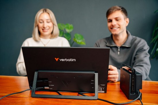 Prijenosni monitor 15.6" VERBATIM Light 32402, FHD, IPS, 60Hz, 10ms, zvučnika, crni