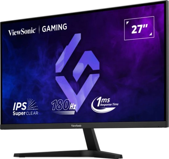 Gaming monitor 27" VIEWSONIC VX27G1-HD, FHD, IPS, 180Hz, 1ms, 300 cd/m2, crni