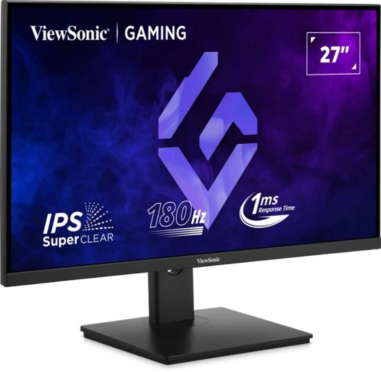 Gaming monitor 27" VIEWSONIC XG27G1, FHD, IPS, 180 Hz, 1ms, 300 cd/m2, crni