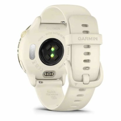 Sportski sat GARMIN Vivoactive 6 Bone/Lunar Gold, zlatni