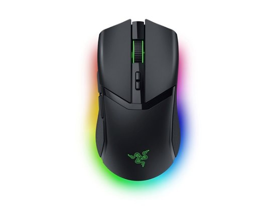 Razer Miš Cobra Pro, optič ki, 30000dpi, bež ič ni, USB, BT, crni