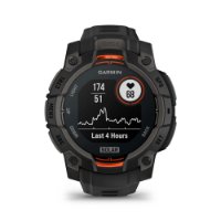 Pametni sat GARMIN Instinct 3 Solar 45mm, GPS, HR, pametne obavijesti, crni