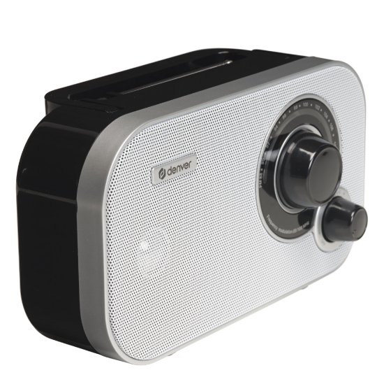 Radio prijemnik DENVER TR-51, FM analog, 1 W, bijela