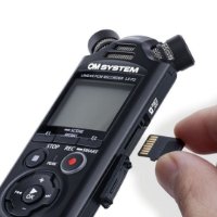 Digitalni diktafon OLYMPUS LS-P5, 16 GB interne memorije, FLAC/PCM (WAV)/MP3,+, crni, Wind Protection Kit