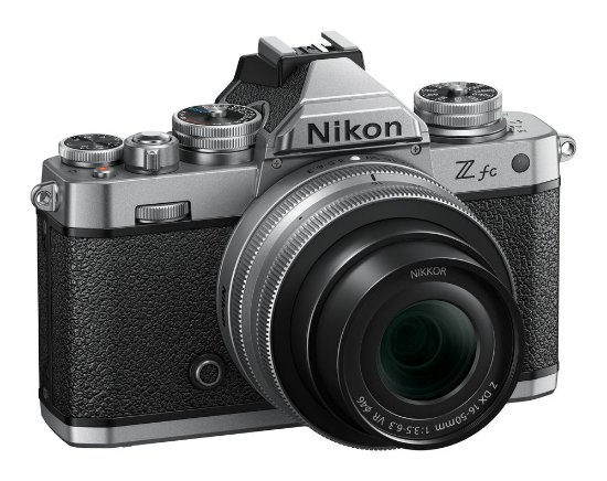 Digitalni fotoaparat NIKON Z fc + 16-50VR f/3.5-6.3 VR (SL), 20,9 Mp, DX CMOS senzor, 4K Ultra HD, crni/srebrni