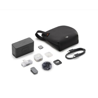 Mikrofon DJI Mic Mini 2, 1 odašiljač, 1 prijemnik, crni