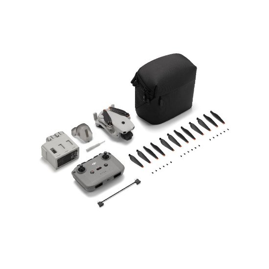 Dron DJI Lito 1 Fly More Combo (DJI RC-N3), 4K UHD kamera, 3-axis gimbal, vrijeme leta do 36min, upravljanje daljinskim upravljačem, sivi