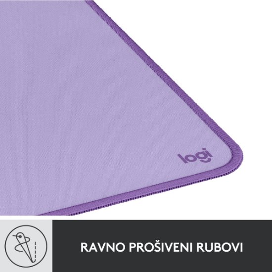 Podloga za miš, LOGITECH Desk Mat Studio, soft, ljubičasta
